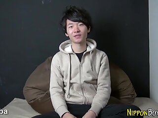 Japanese twink stroked